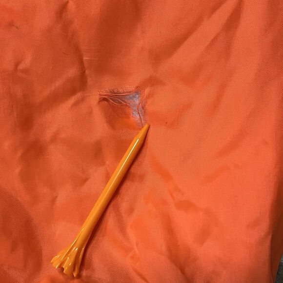 Vtg Work King Mens XL Reversible Puffer Jacket Green/Orange Poly Canada Hunting - Picture 7 of 14